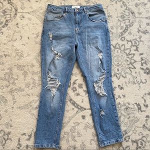 ASOS Distressed Boyfriend Jeans 30